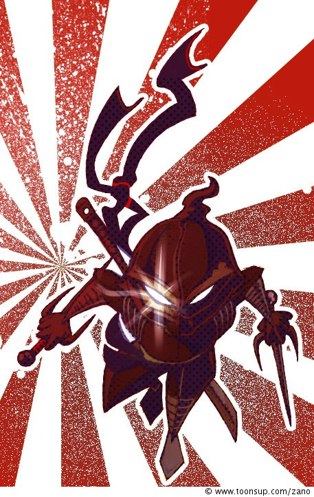 Illustration: Ninja knows no fear 1
