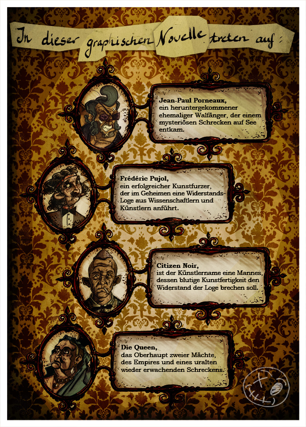 Comic: Der Appetit des Löwen  who is who 1