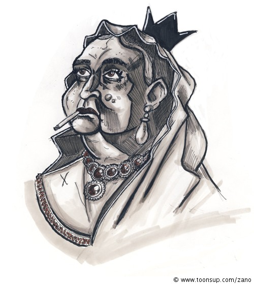Comic: the queen 1