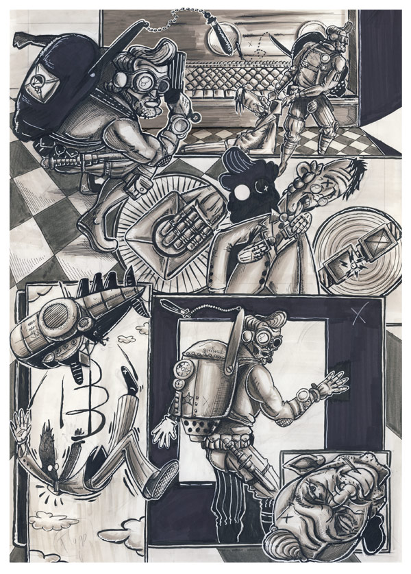 Comic: Der Appetit des Löwen 15 rough 1