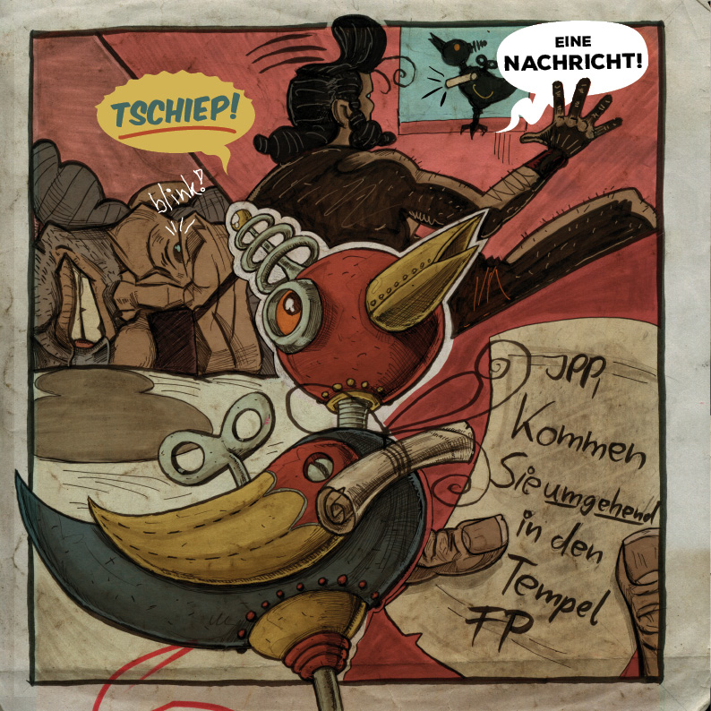 Comic: Jean-Paul Porneaux und das blutrote Vinyl 5 3