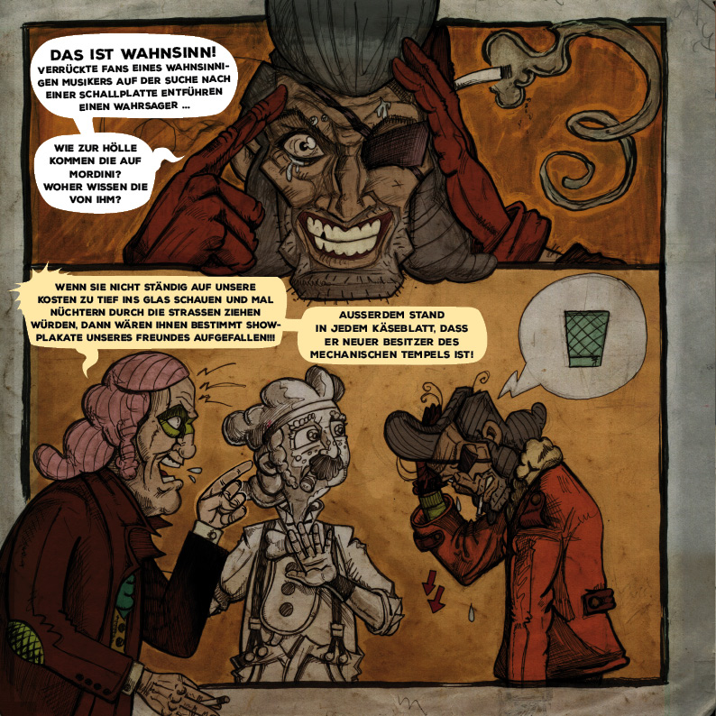 Comic: Jean-Paul Porneaux und das blutrote Vinyl 5 9