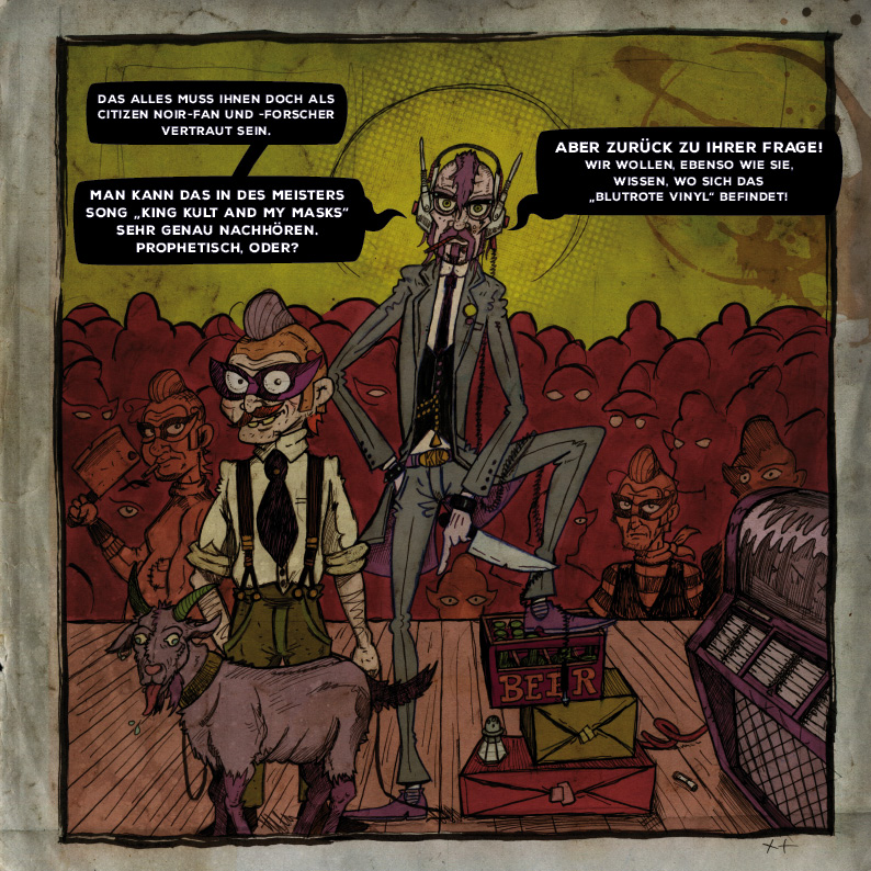 Comic: Jean-Paul Porneaux und das blutrote Vinyl 5 14