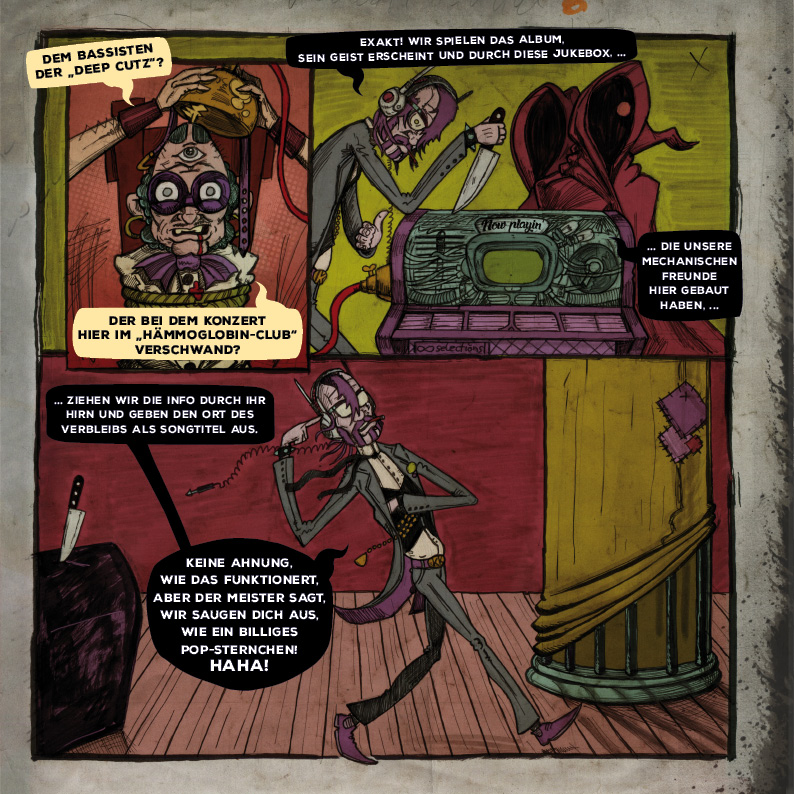 Comic: Jean-Paul Porneaux und das blutrote Vinyl 5 17