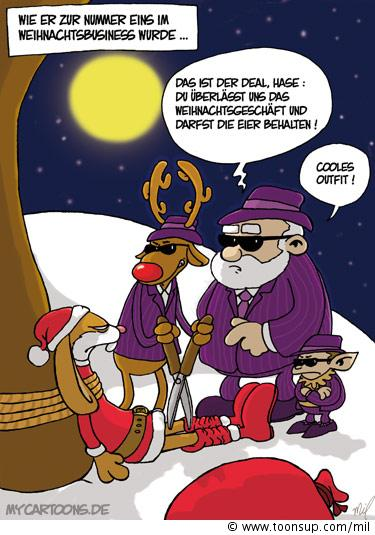 Cartoon: Das harte Weihnachtsgeschäft 1