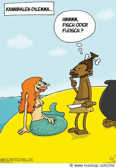 Cartoon: Entscheidungsnot 1