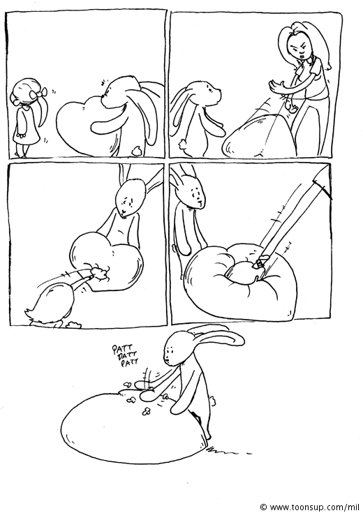 Comic: Hase und Herz 1