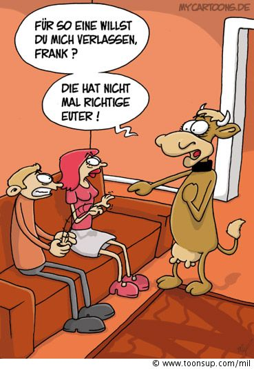 Cartoon: Die Euterfrage 1