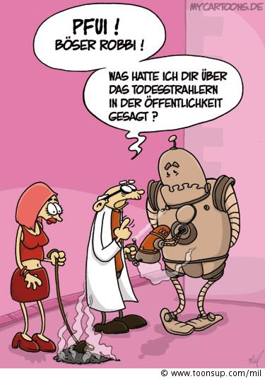 Cartoon: Schlechte Erziehung 1