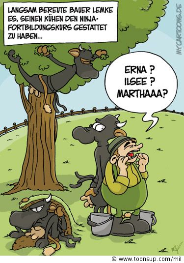 Cartoon: Kuh Ninjas 1