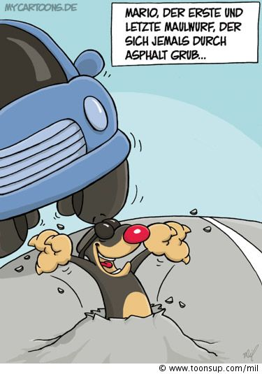 Cartoon: Maulwurf Pionier 1