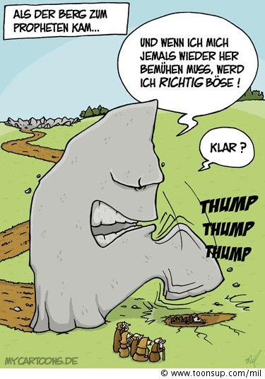 Cartoon: Bergwanderung 1