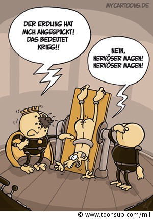 Cartoon: Alien-Vorfall 1