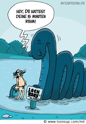 Cartoon: Loch Alfred 1