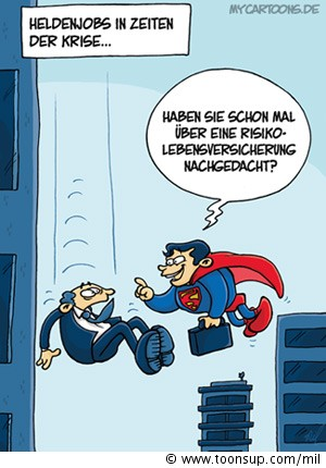 Cartoon: Heldenkrise 1