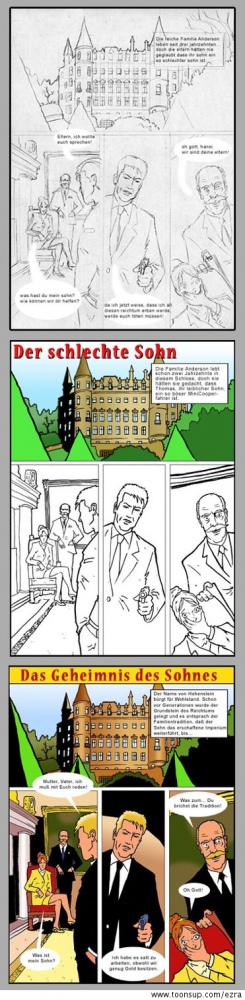 Cartoon: Das Geheimnis des Sohnes 1