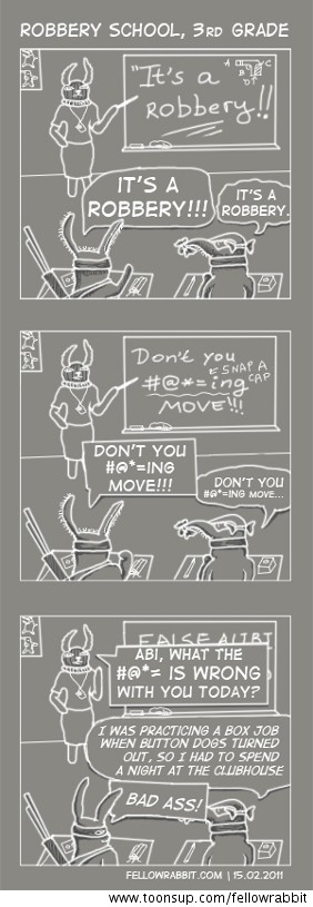 Cartoon: Roberry school 3rd grade 1