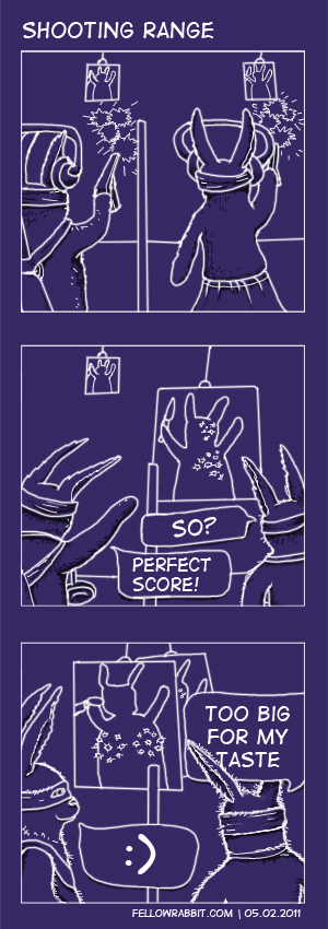 Cartoon: Shooting range 1