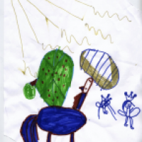 Das blaue Pferd und die Feen
