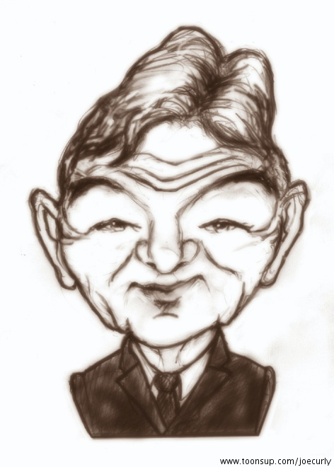 Caricature: Joschka Fischer 1