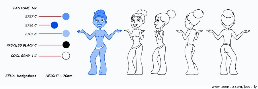 Concept Art / Character Design: Charakter CEHA für mein Kinderbuch für e-on 1