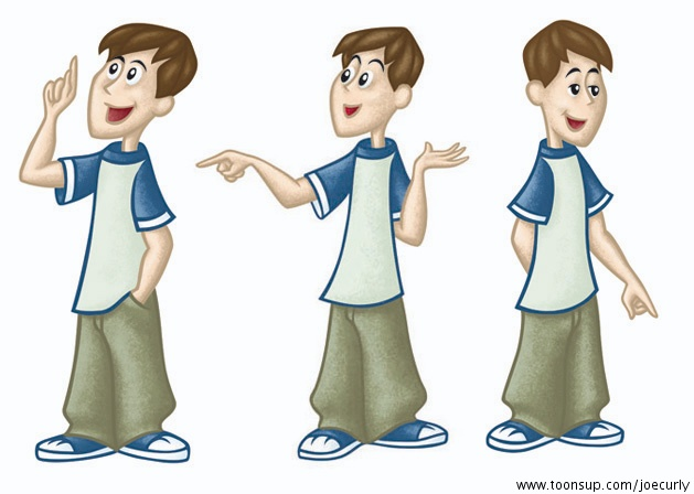 Concept Art / Character Design: Charakter PHILIP fürs Kinderbuch 1