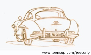 Illustration: Mercedes Flügeltürer 1