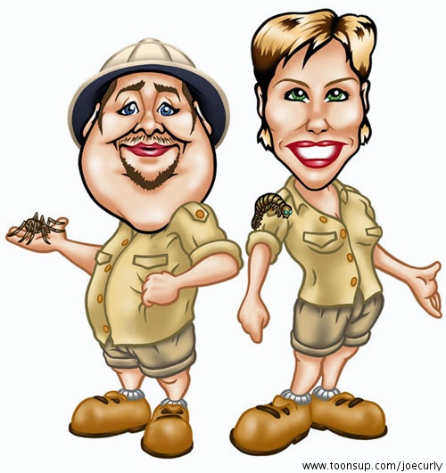 Caricature: Dirk und Sonja 1