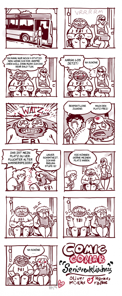 Comic: Comic Collab: 'Seniorenklischees' - NiGuNeGu 1