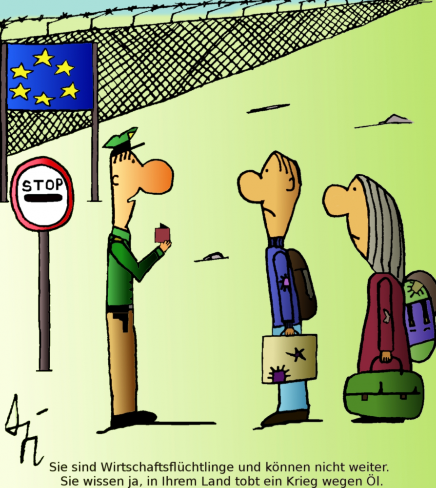 Cartoon: Asylrecht 1