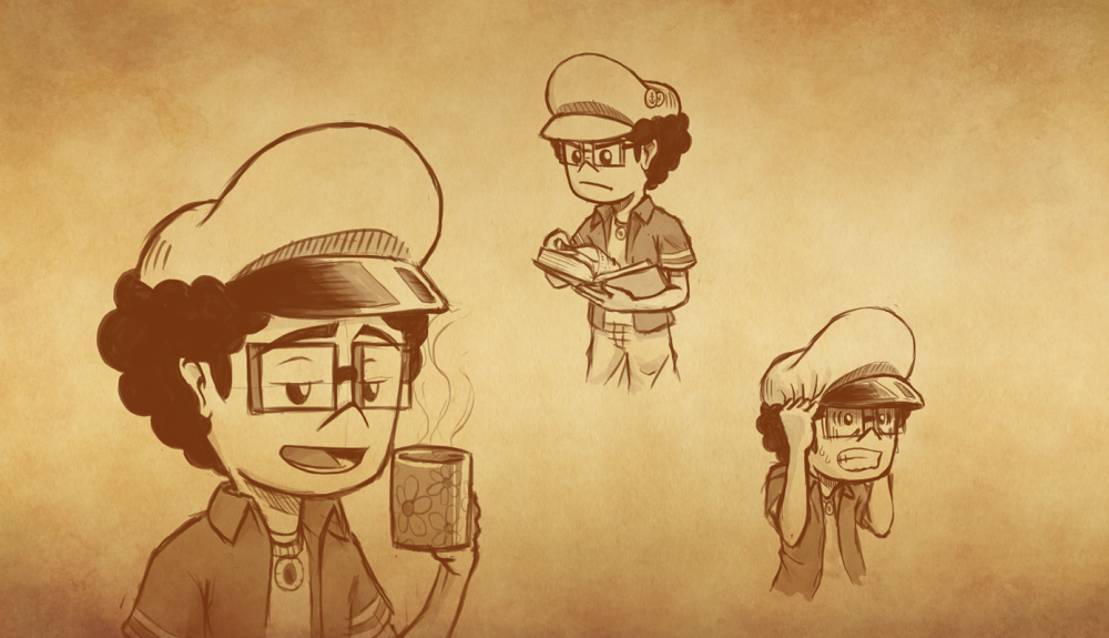Concept Art / Character Design: Kelvin - sketches 1