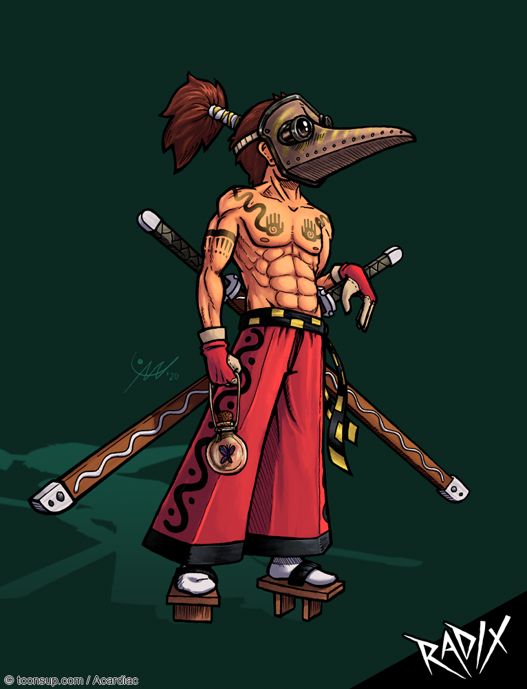 Concept Art / Character Design: Hunter Monk - Illustration 1
