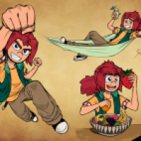 Flint - colored sketches