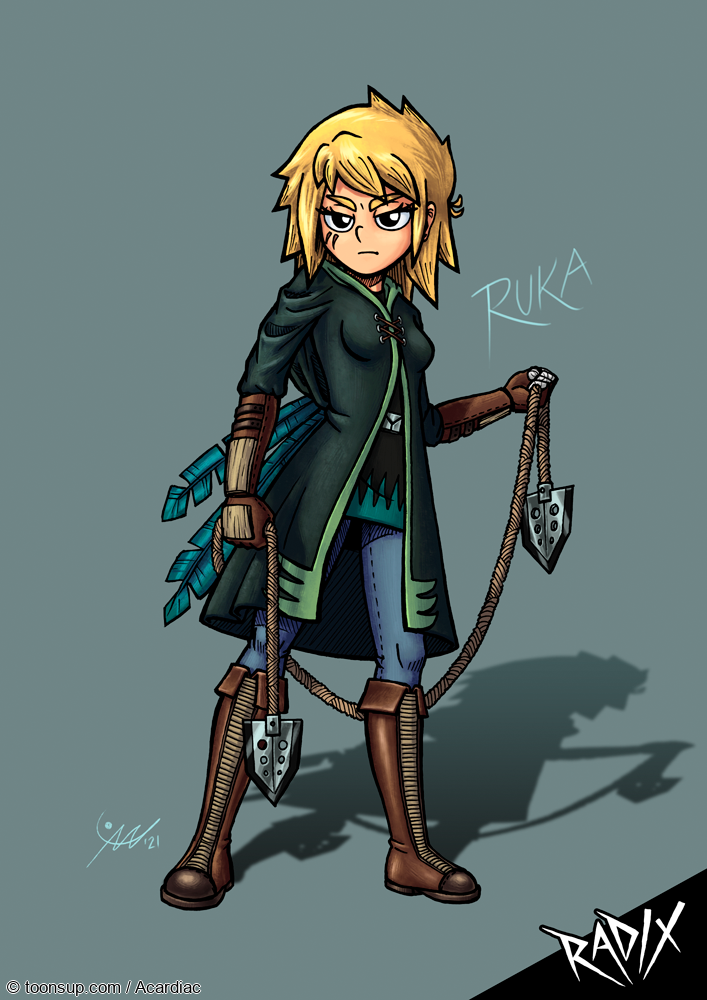Concept Art / Character Design: Ruka - Character Artwork 2021 1