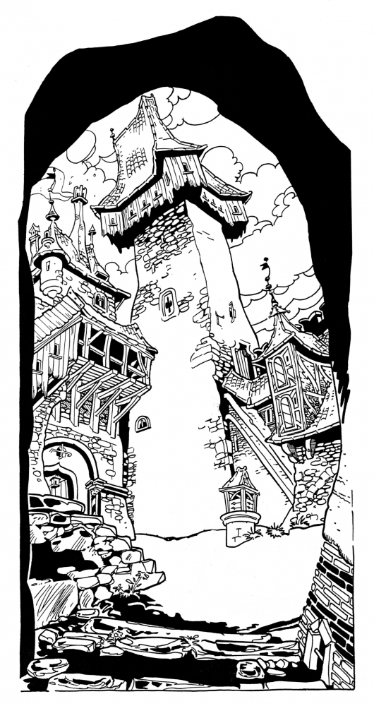 Comic: Mittelalter Comic 1/2 Seite 1