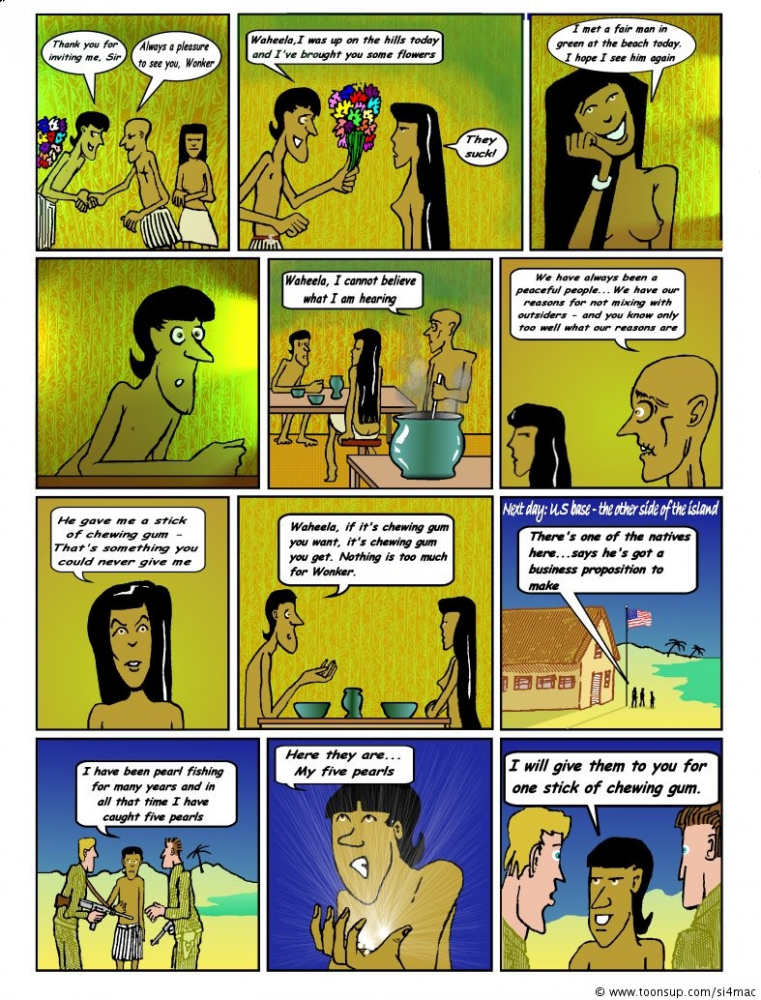 Comic: Bikini Blow-Up Page 2 1