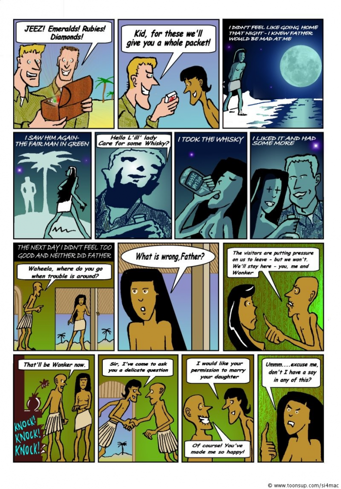 Comic: Bikini Blow-Up Page 5 1