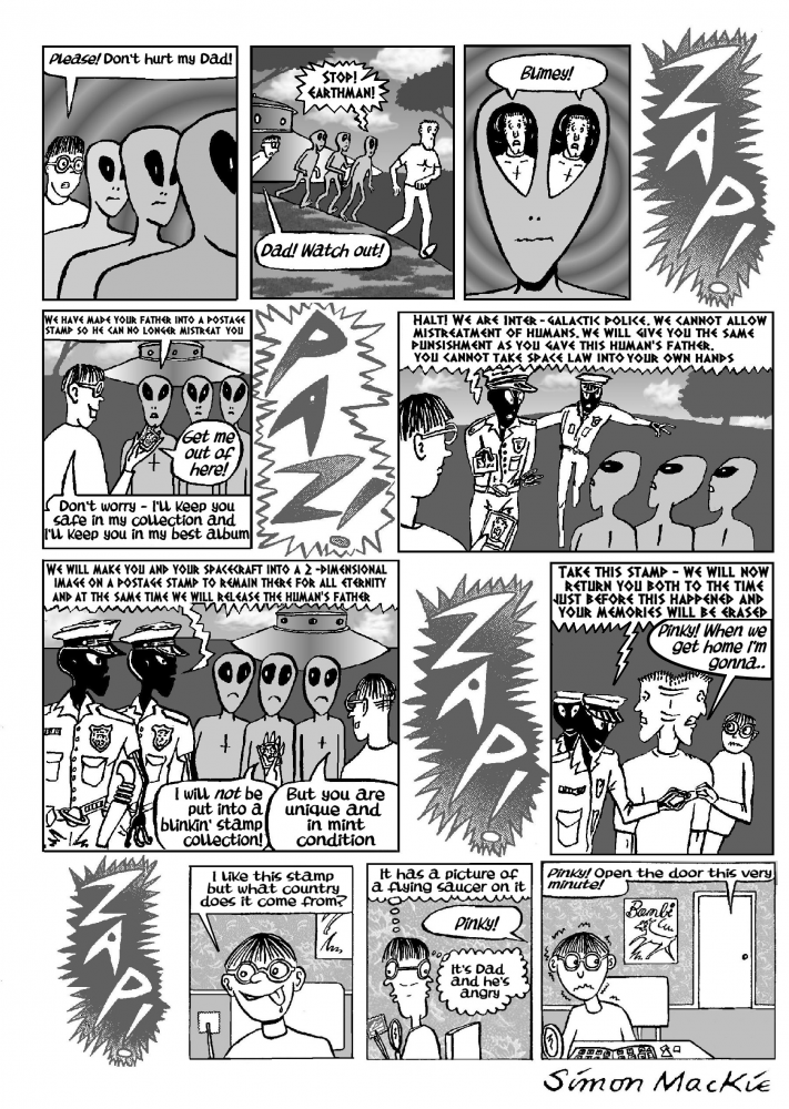 Comic: Pinky gets a Stamp from Outer-Space 2