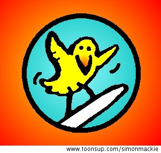 Illustration: Surfin' bird 1