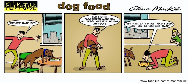 Cartoon: dog food 1