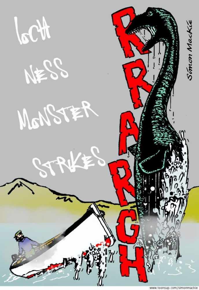 Cartoon: Loch Ness Monster Strikes 1