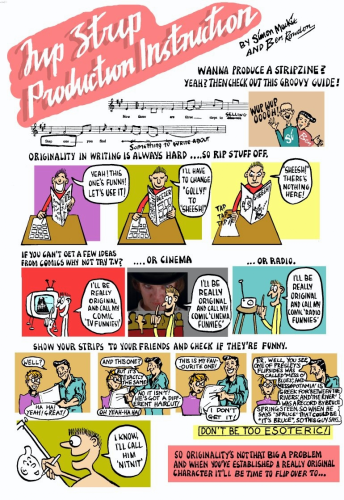 Comic: Hip Strip Production Instruction 1
