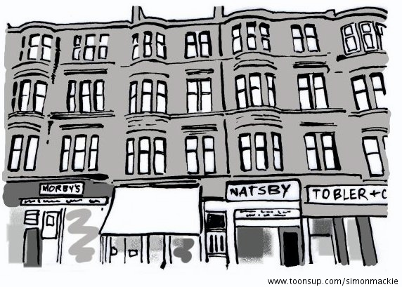 Illustration: Glasgow tenements 1