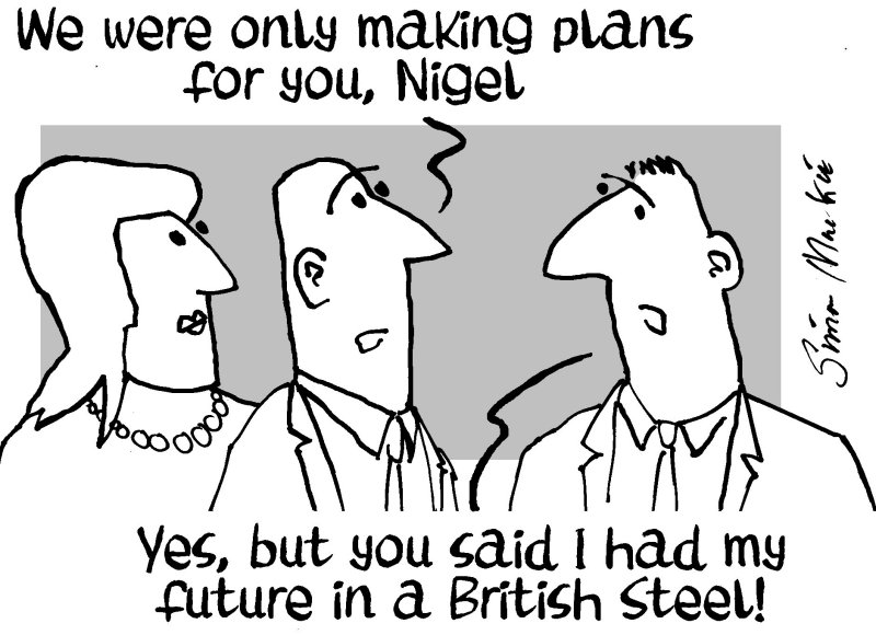 Cartoon: Making Plans for Nigel 1