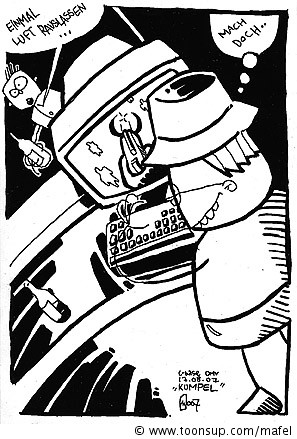Cartoon: Kumpel macht Bar 1