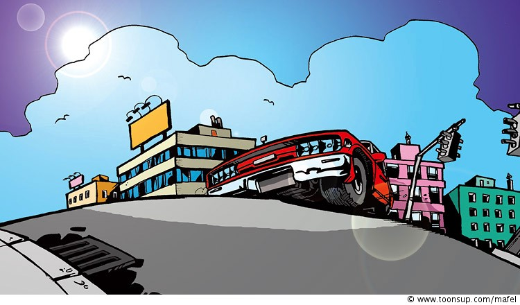 Illustration: Chuck unterwegs II 1