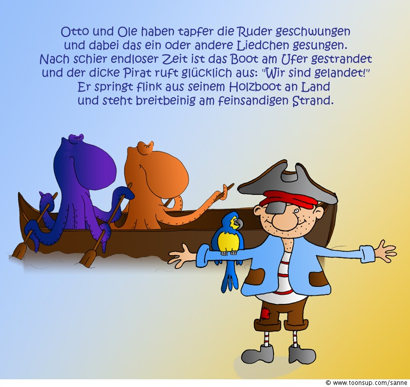Illustration: Der kleine dicke Pirat 1