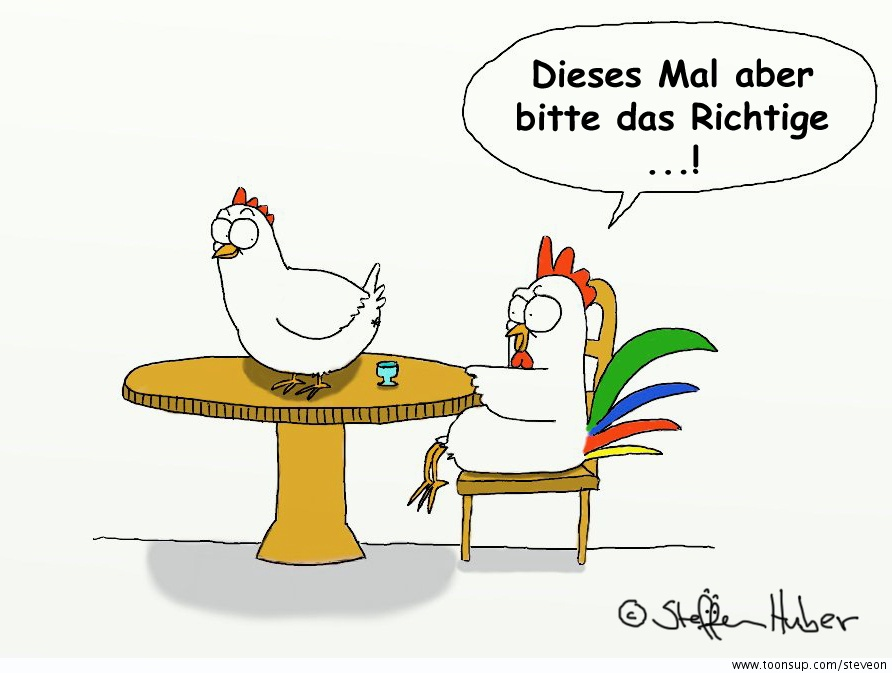 Cartoon: Frühstück 1