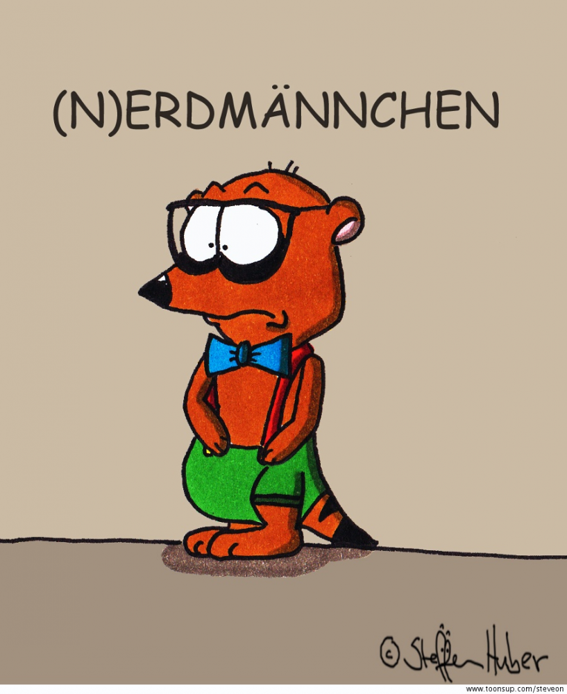 Cartoon: Das (N)erdmännchen 1