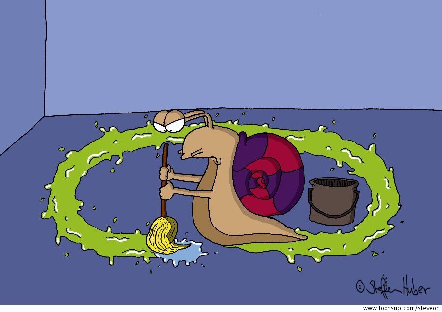 Cartoon: Putzhilfe 1